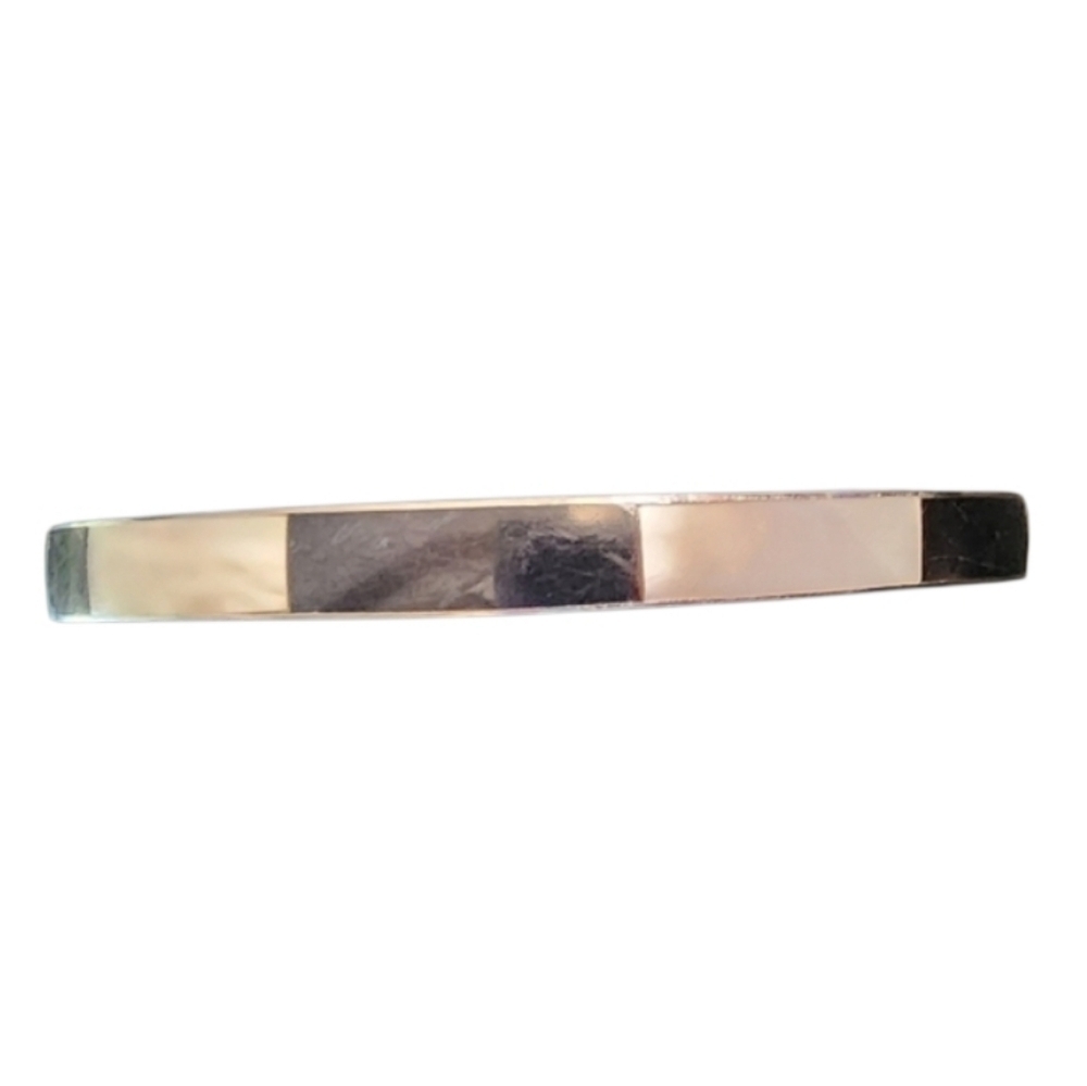 💥4 for $20💥Silvertone & Black Minimalist Bangle Bracelet